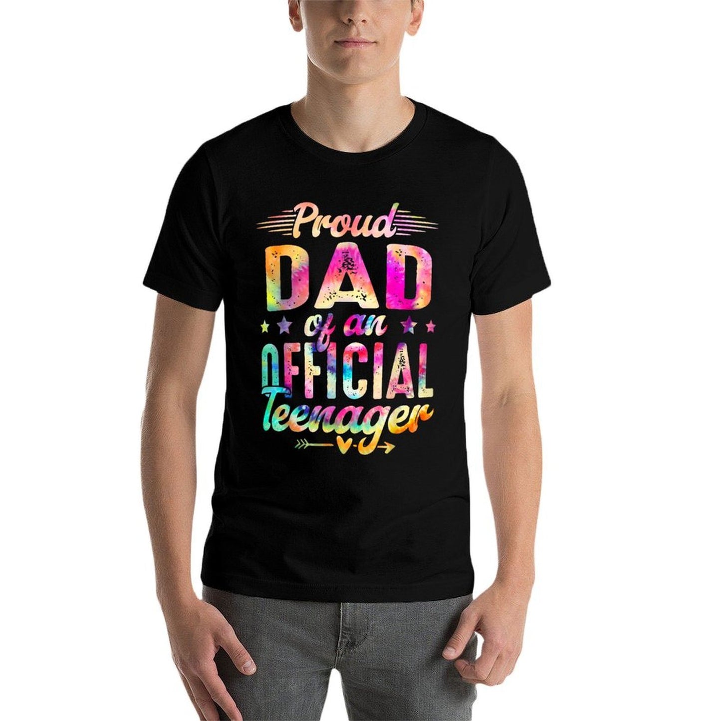 13 Years Old Proud Dad Officialnager 13th Birthday Slim-fit Cut T-Shirt