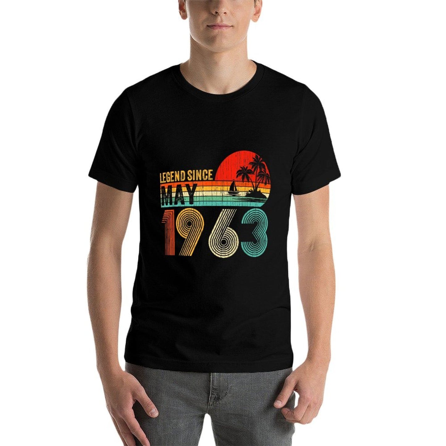 60 Year Old Gift Vintage Legend Since May 1963 60th Birthday Classic T-Shirt