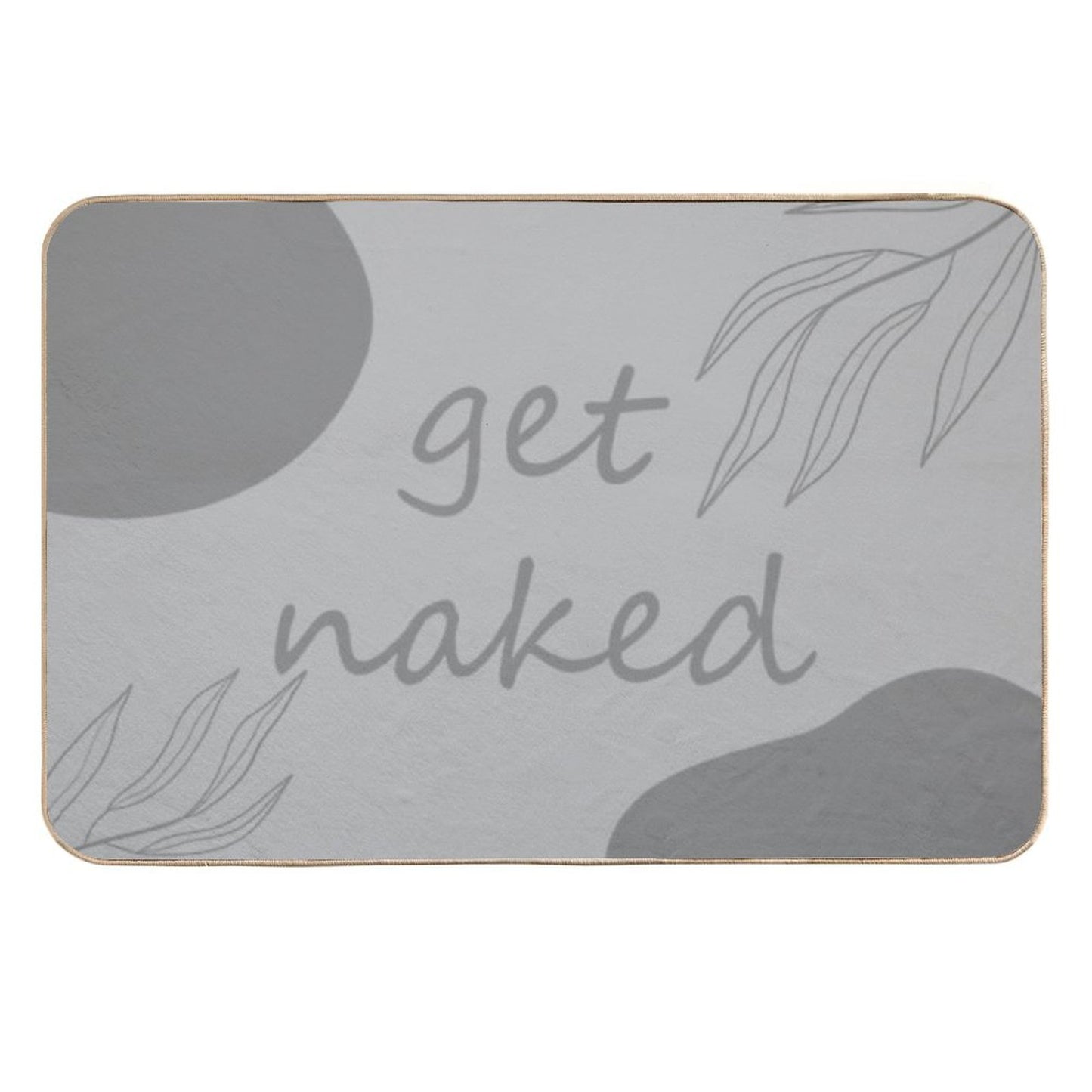 Copy of Floral Get Naked Absorbent Bath Mat