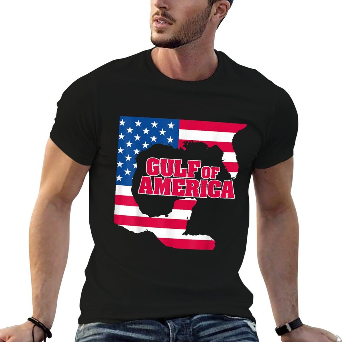 Gulf Retro Of America Est 2025 USA American Flag Men Women Affordable Price T-Shirt