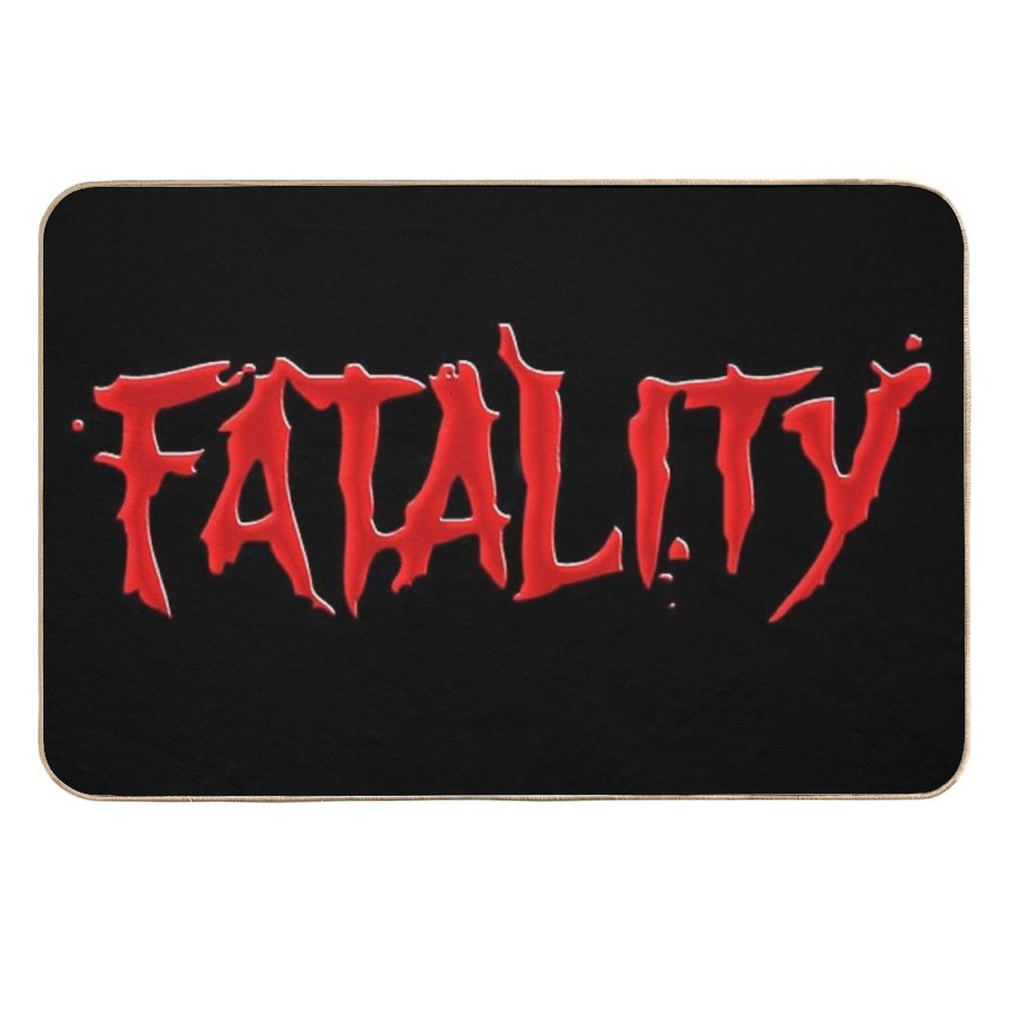 Mortal Kombat FATALITY Dirt-Trapping Bath Mat