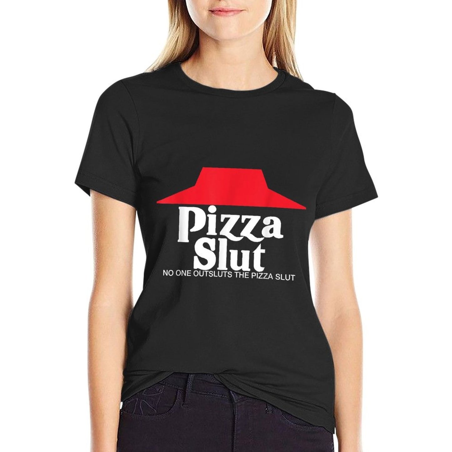 Pizza Slut - No One Outpizzas The Slut - Funny Pizza Breathable T-Shirt