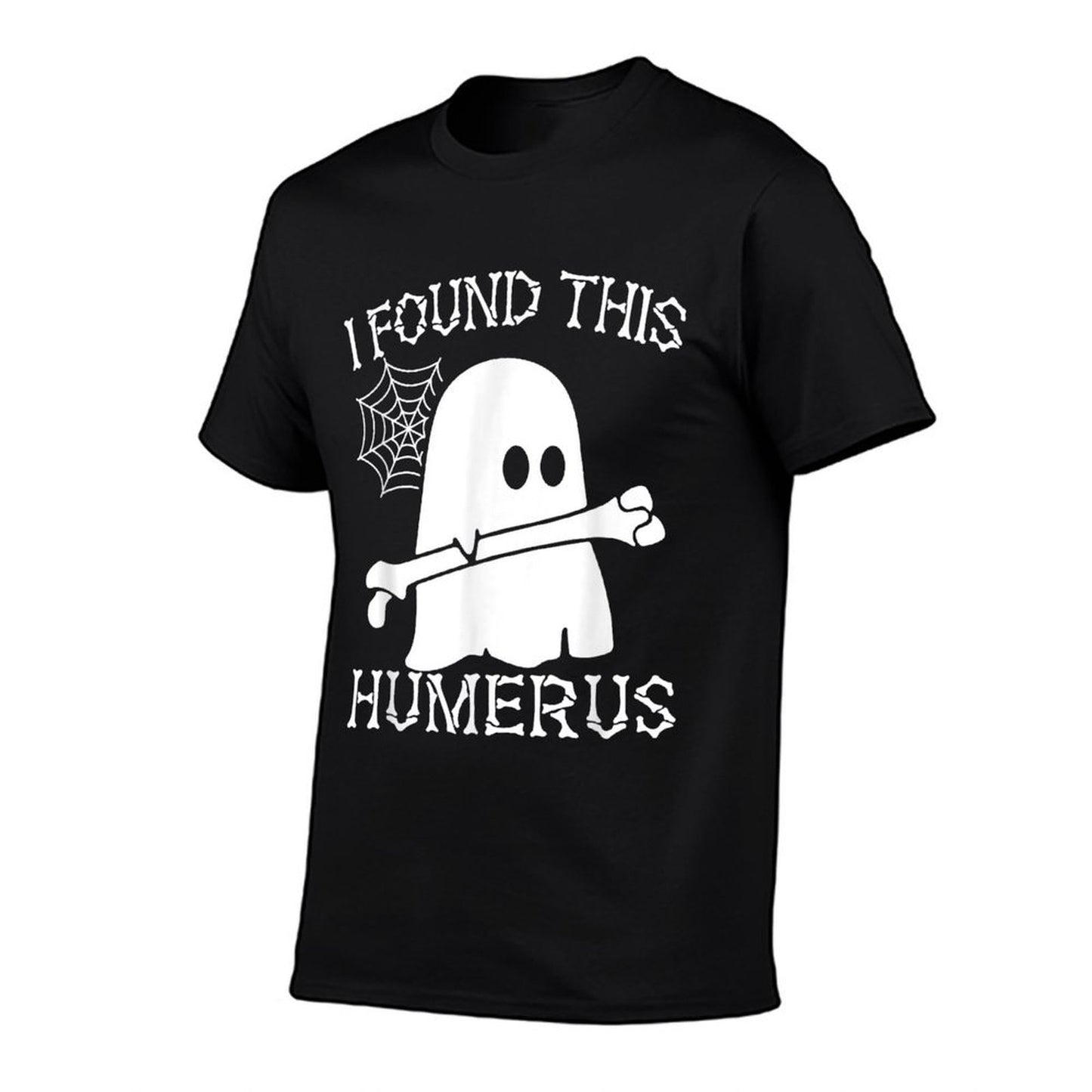 I Found This Humerus Halloween Ghost Humorous Saying Funny Graphic-printed T-Shirt
