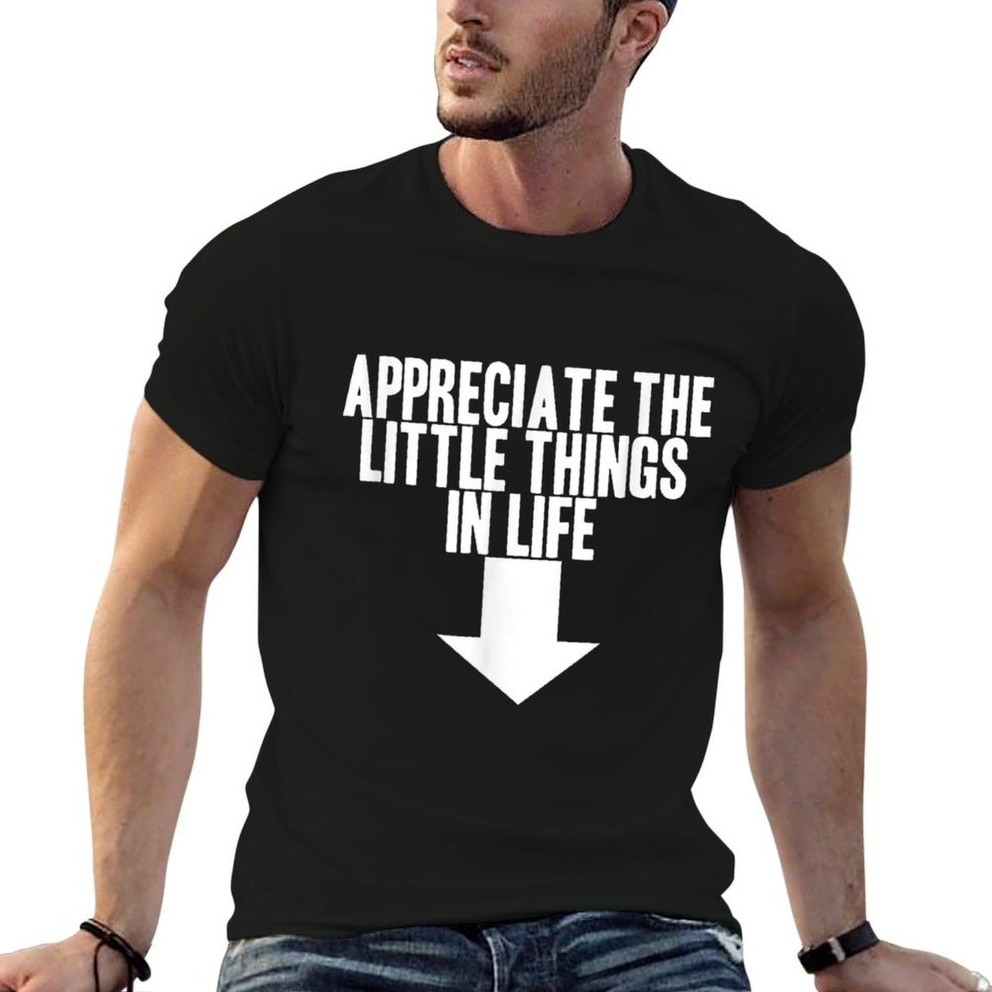 Small Penis Little Things Funny Bachelor Party Gag Wrinkle-resistant T-Shirt