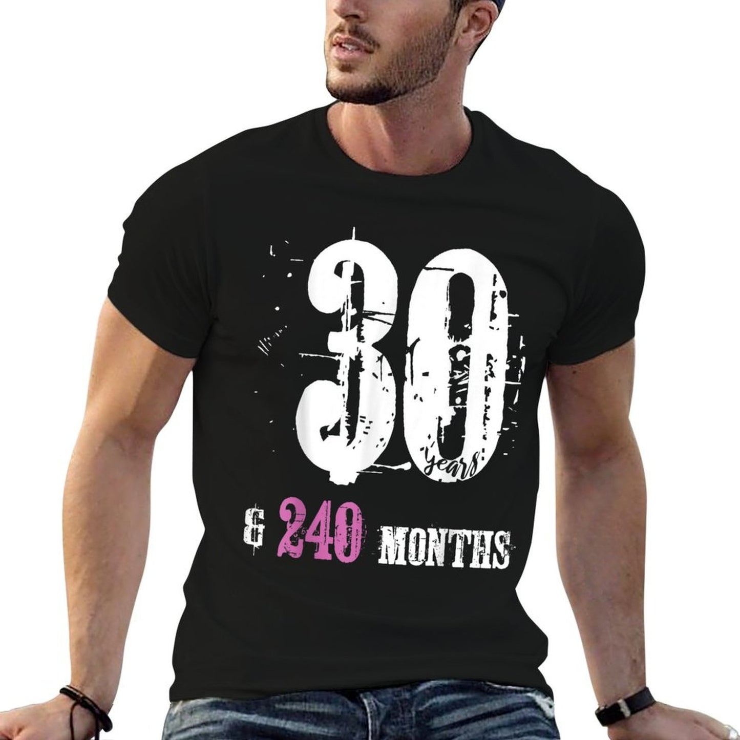 50 Year Old 1972 50th Birthday Gift 30 Years 240 Months Eco-friendly Material T-Shirt