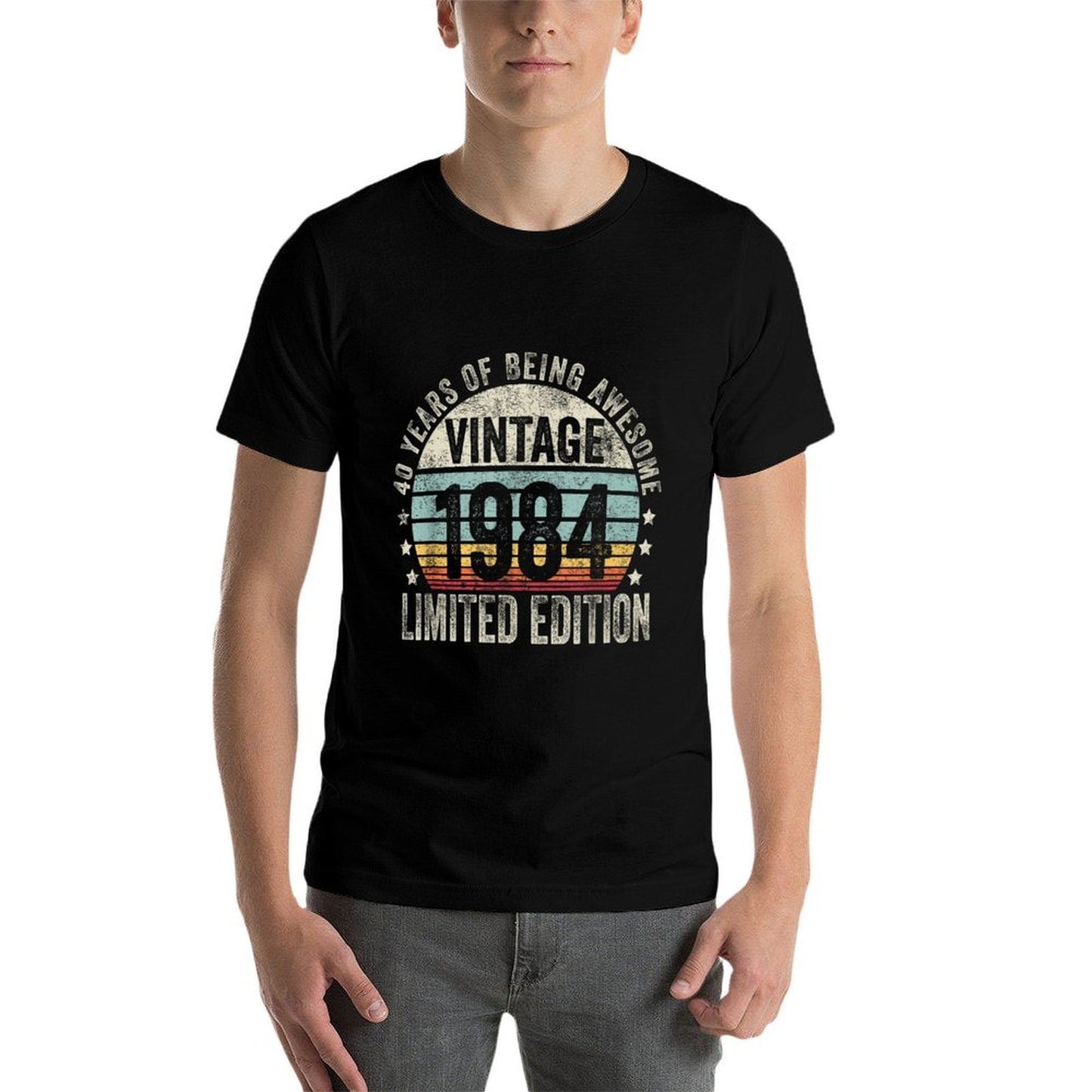 40 Year Old Gifts Vintage 1984 Limited Edition 40th Birthday Vintage-inspired T-Shirt