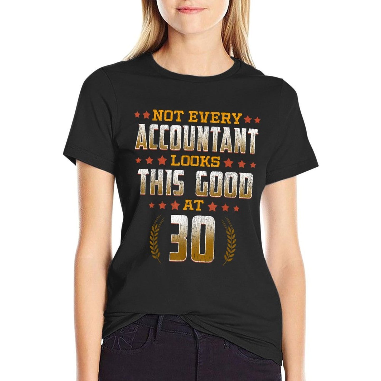 30th Birthday - Accountant Trendy Pattern T-Shirt