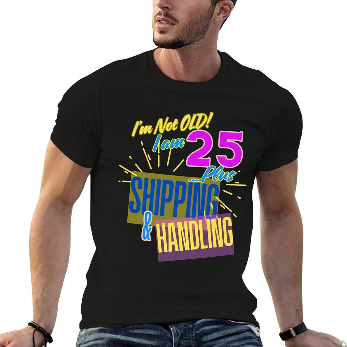 Milestone Birthday 50th Birthday I'm Not Old Funny Premium Oversized Silhouette T-Shirt