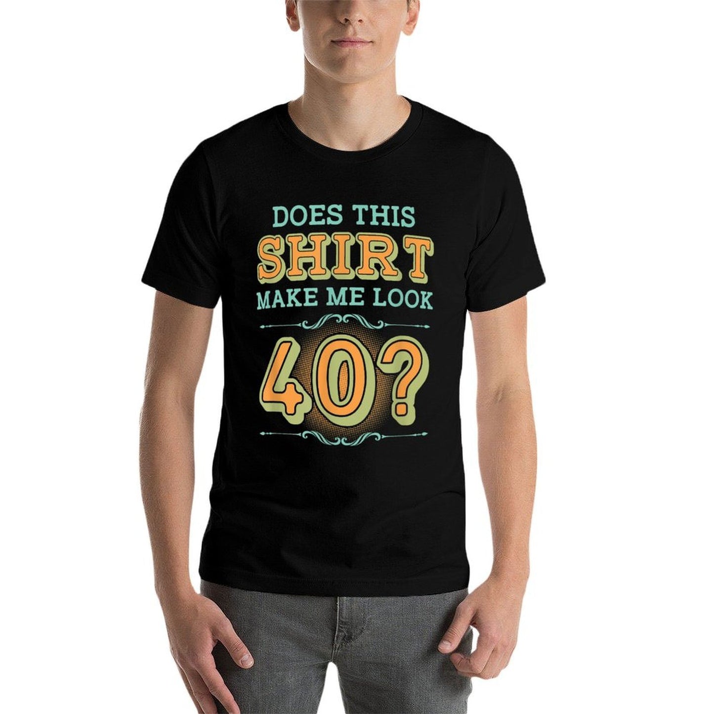 Funny Birthday GIfts 40th Birthday Cute Distressed T- High-quality Stitching T-Shirt