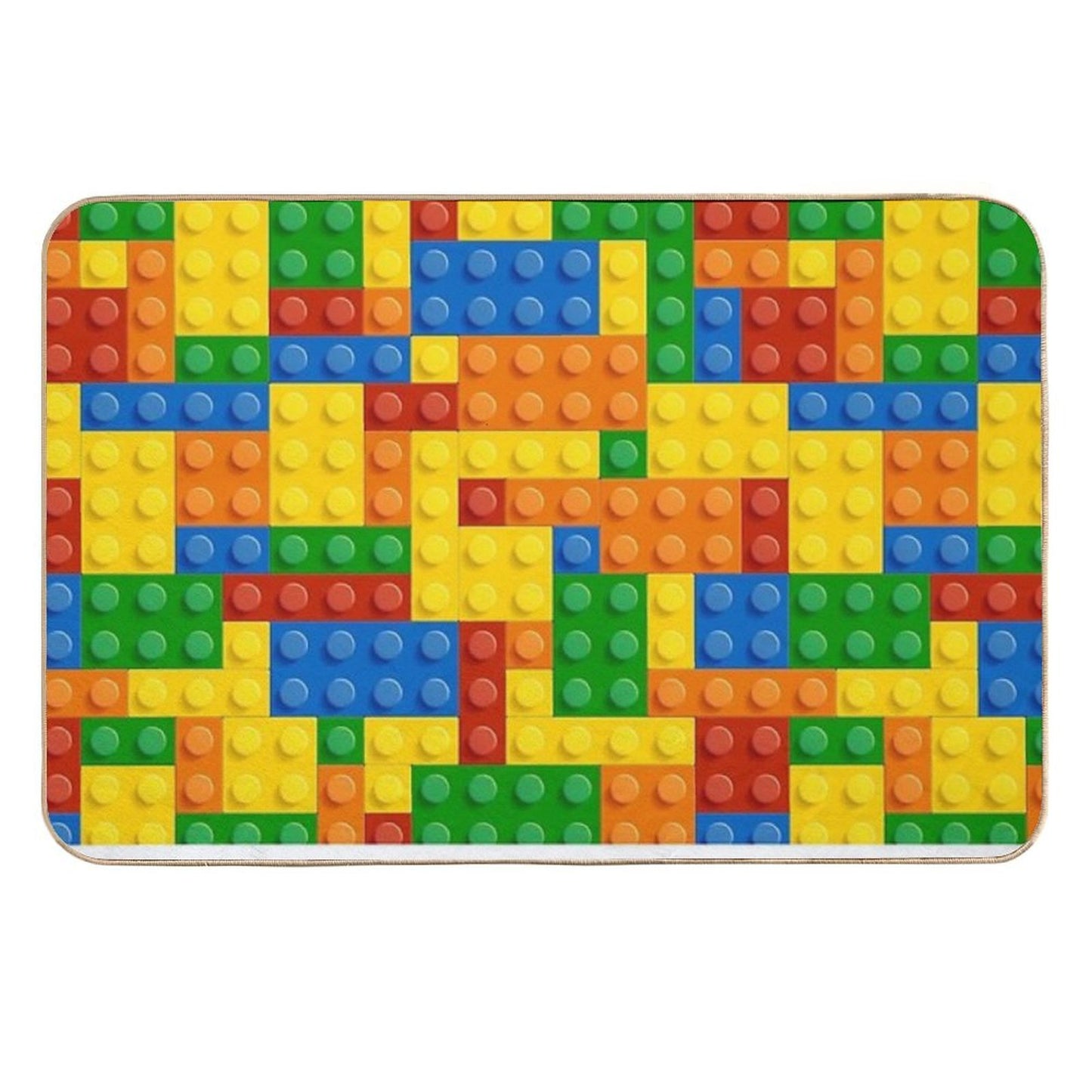 Children's Blocks - PATT0001 Fade-Resistant Bath Mat
