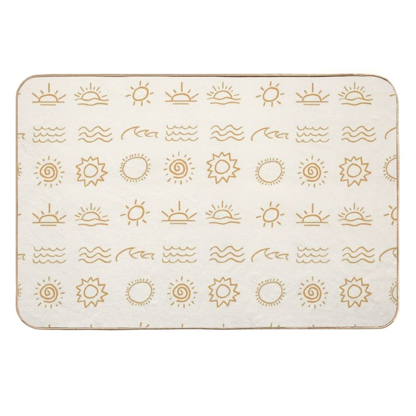 Different Suns Aesthetic Stain-Proof Bath Mat