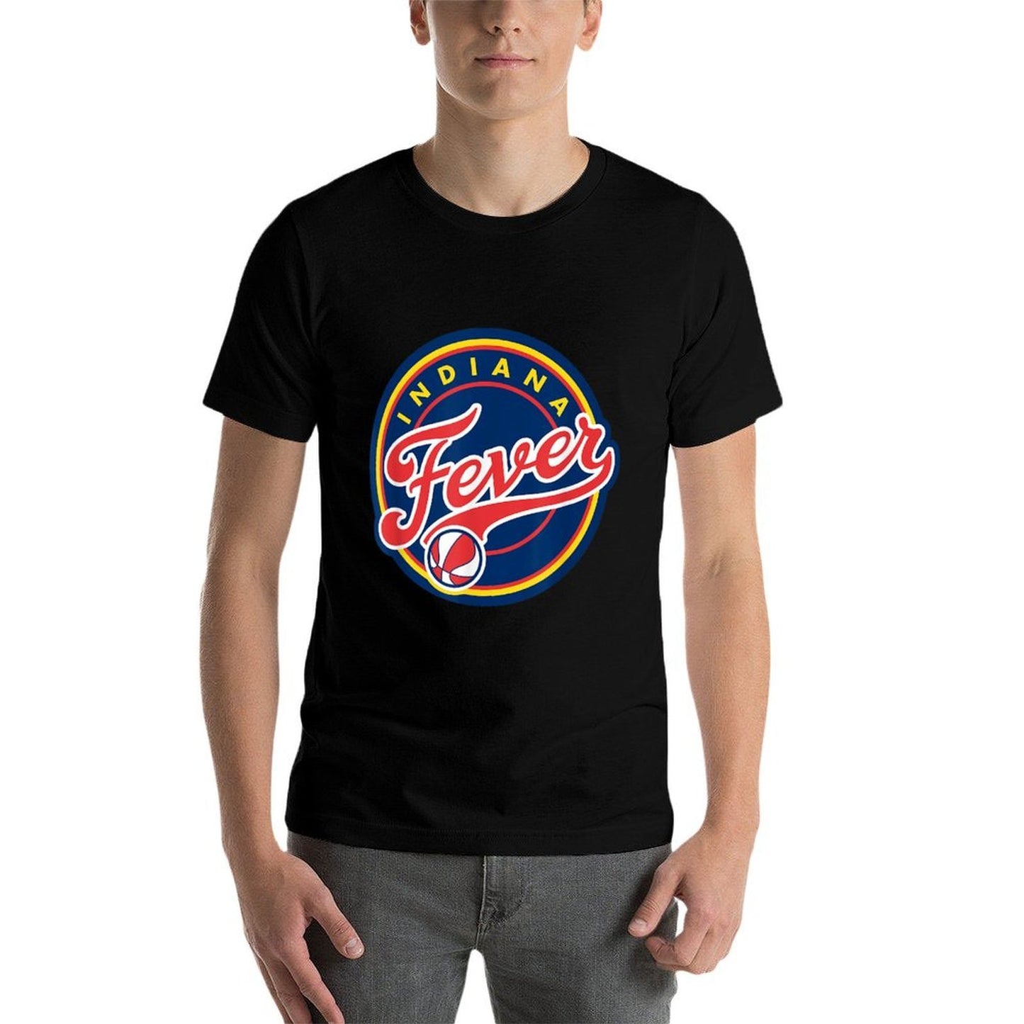 WNBA Indiana Fever Logo Heathered Texture T-Shirt