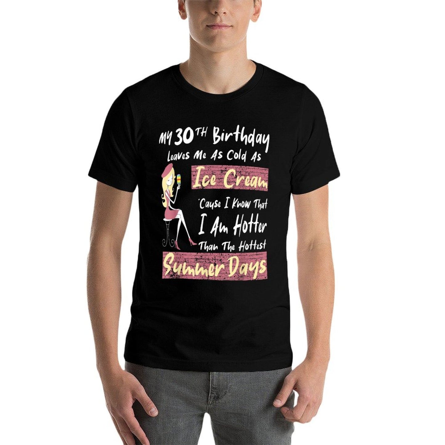1991 Fabulous Bday, 30 Years Old Women, Girls 30th Birthday Comfortable T-Shirt