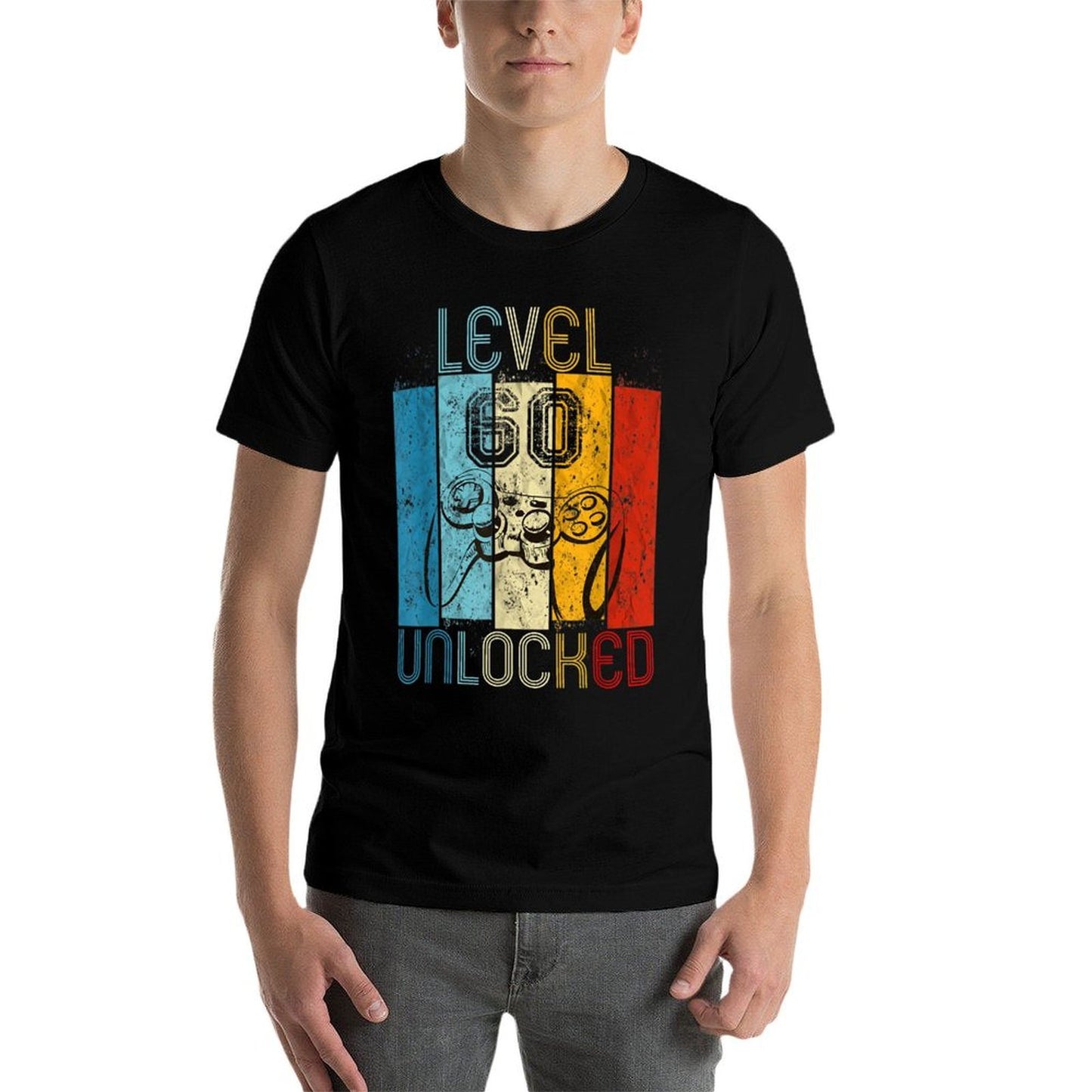 Level 60 Unlocked Funny Video Gamer 60th Birthday Gift Affordable Price T-Shirt