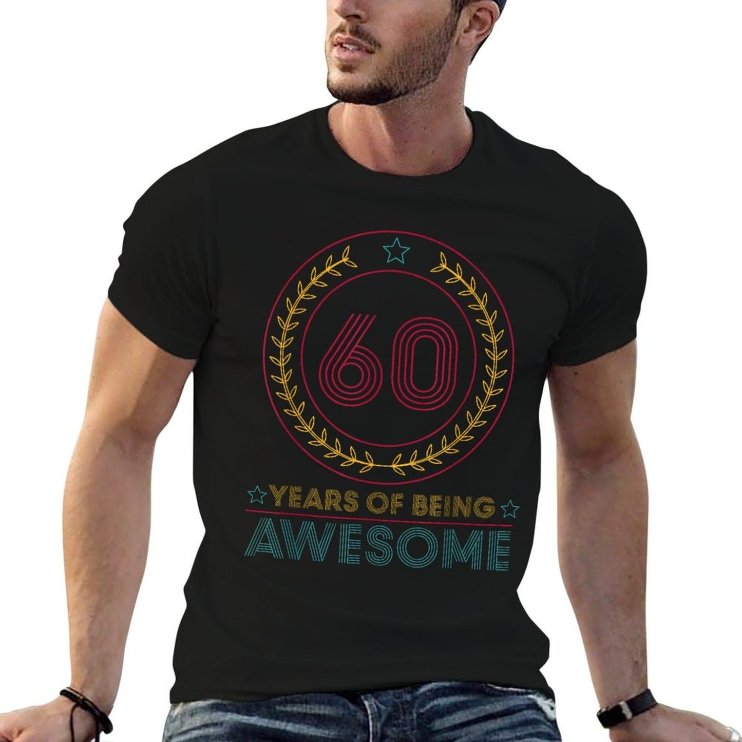 60 Years Old 60 Years Of Being Awesome Gifts 60th Birthday Soft T-Shirt