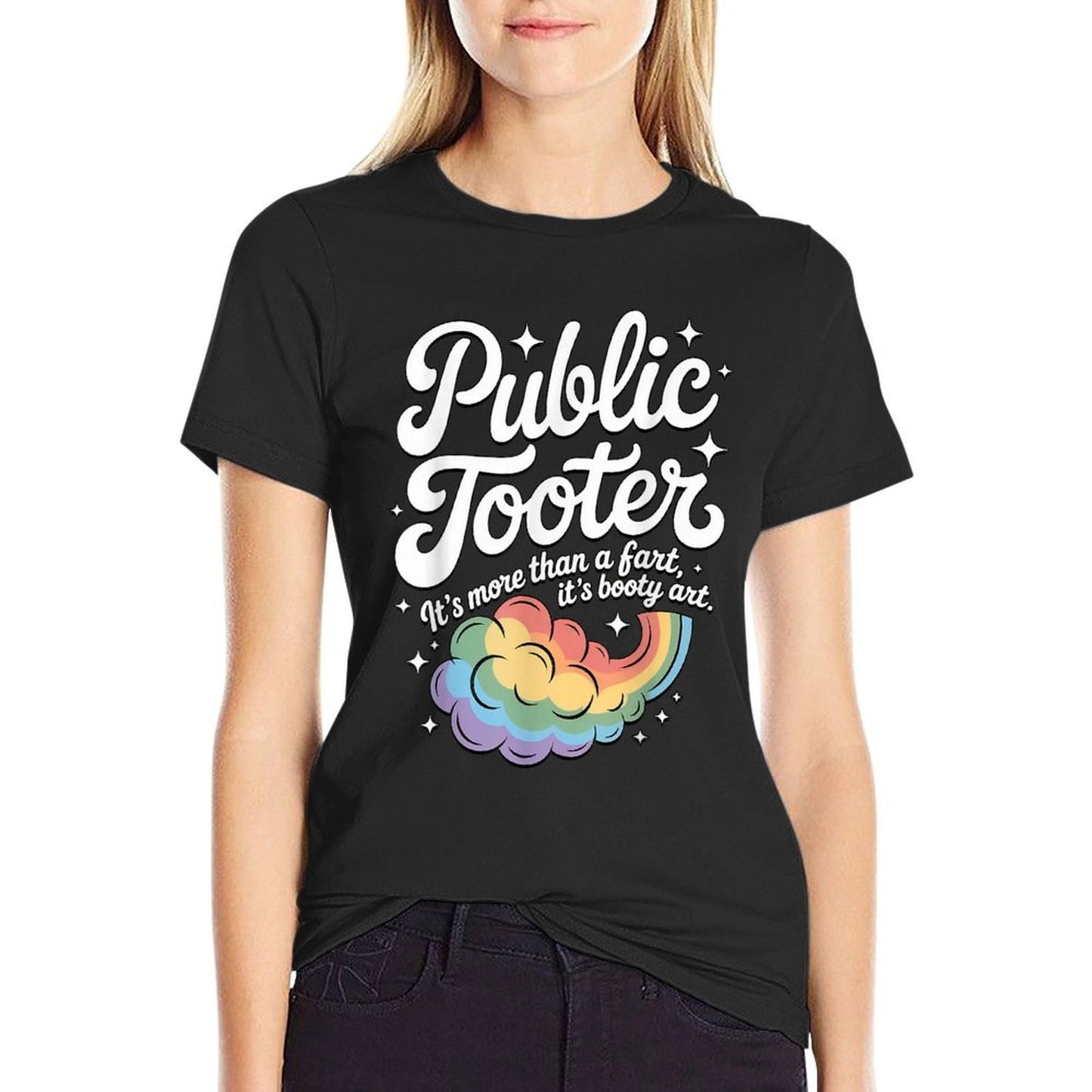 Public Tooter Embarrassing Funny Inappropriate Meme Breathable T-Shirt