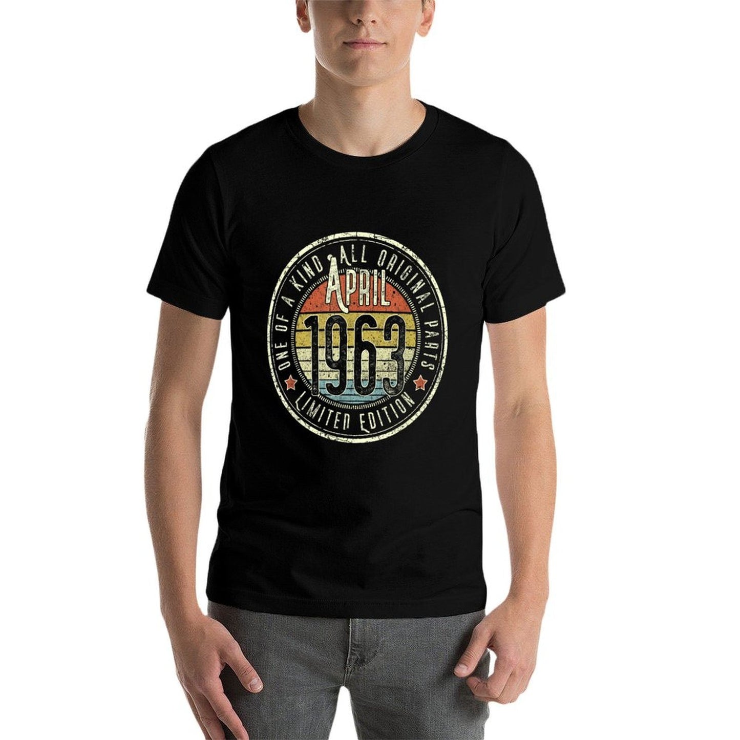 60 Year Old April 1963 Limited Edition 60th Birthday Quick-drying T-Shirt