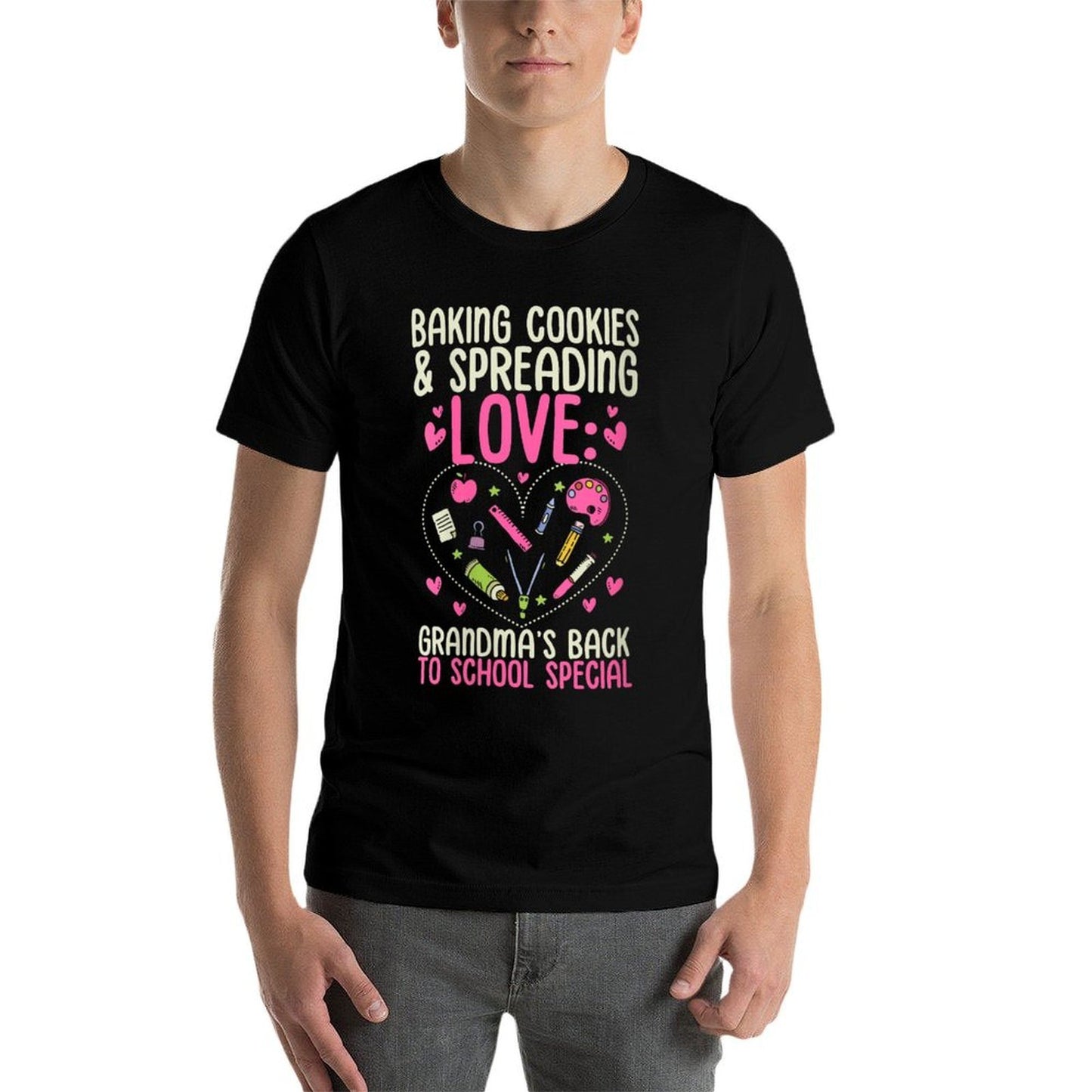 Womens BAKING COOKIES & SPREADING LOVE GRANDMA'S BTS SPECIAL Trendy Pattern T-Shirt