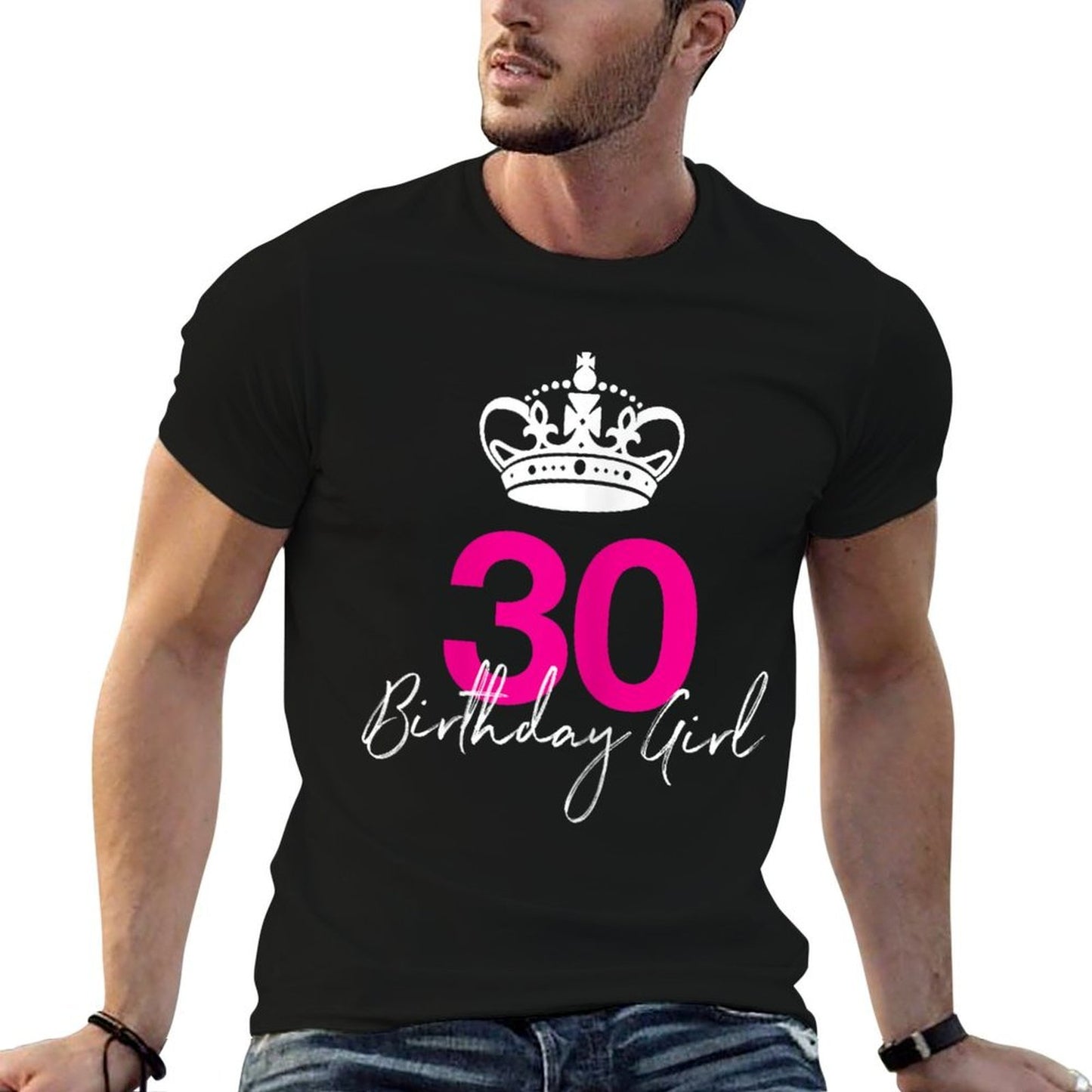 Womens Women's 30th Birthday Shirt for Her Comfortable T-Shirt