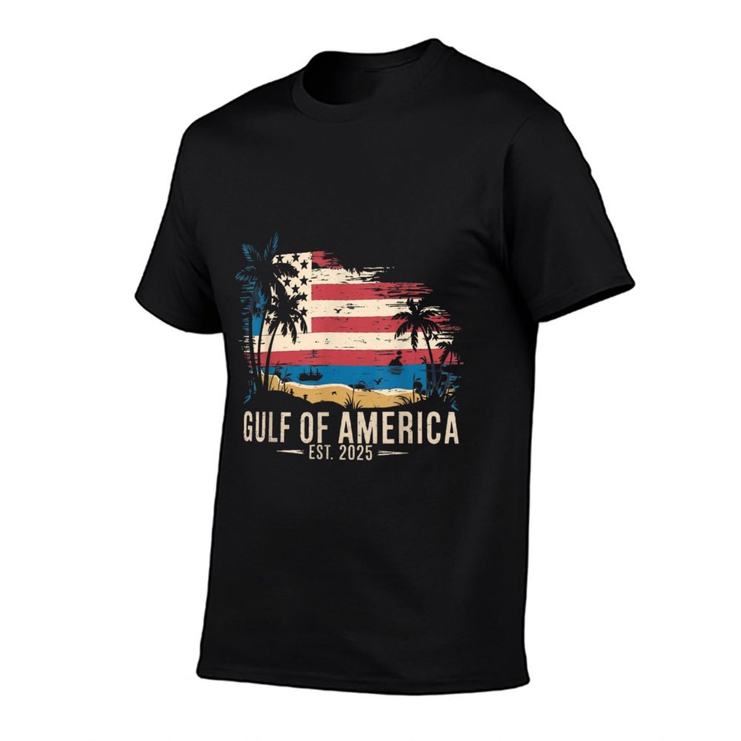 Vintage Gulf Of USA America Gulf of Mexico Or America Durable T-Shirt