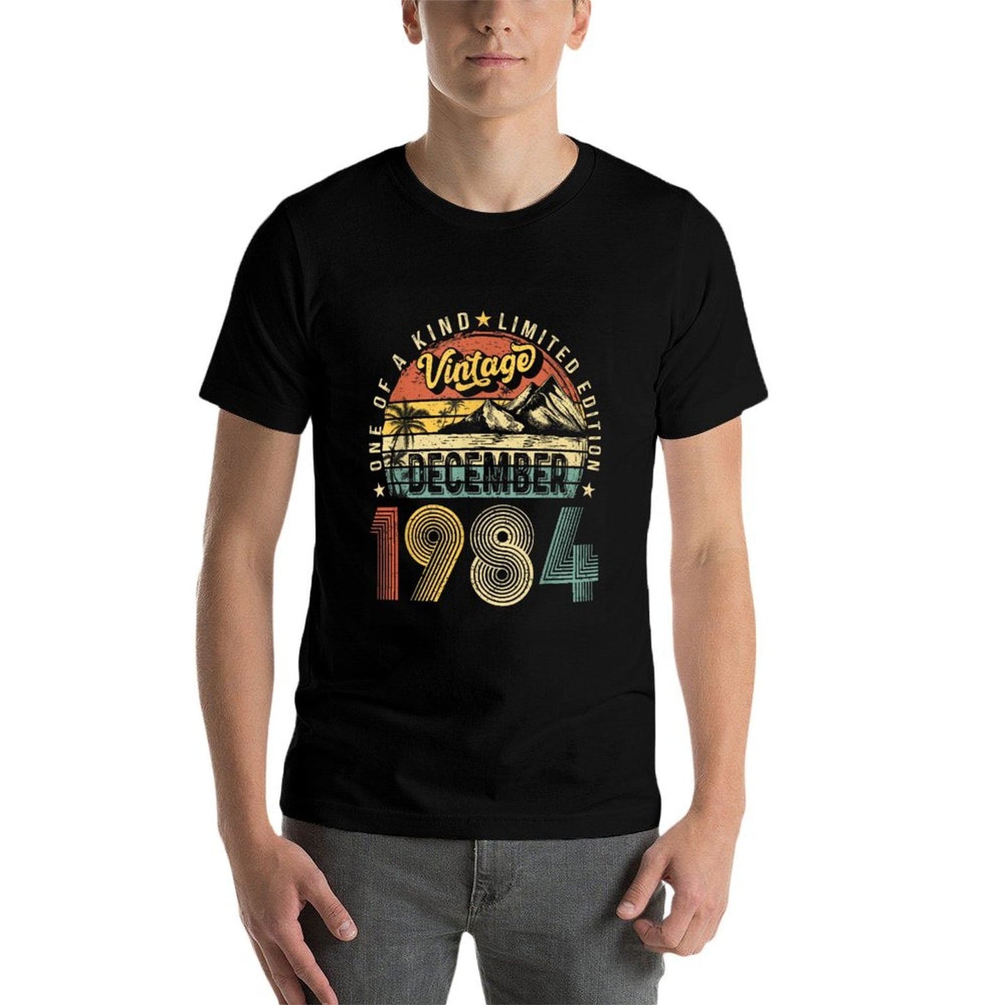 40th Birthday Gift Retro December 1984 40 Year Old Men Women Quick-drying T-Shirt