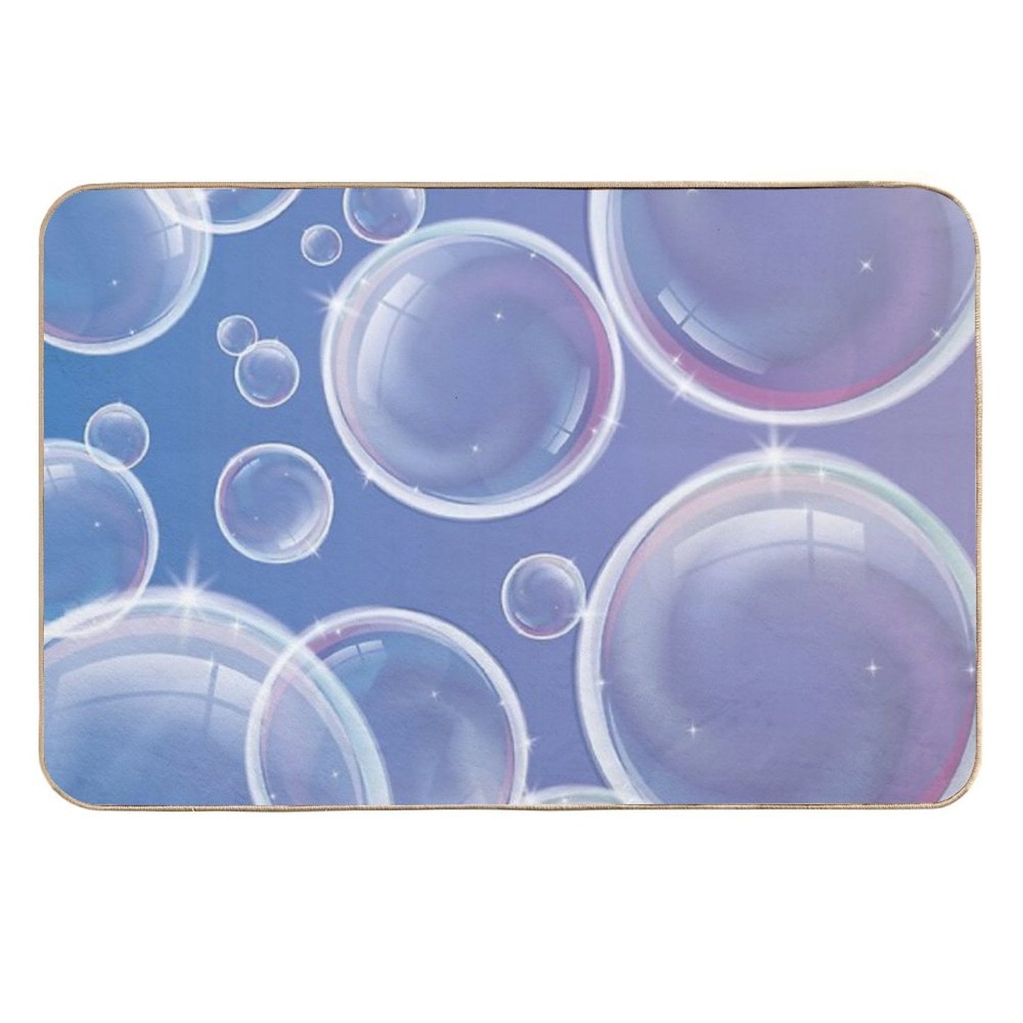 Funny Bubbles Slip-Resistant Bath Mat