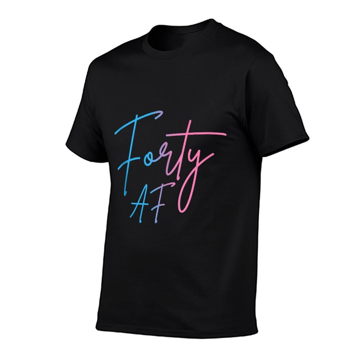 Forty AF Funny 40th Bday Turning 40 Party 40th Birthday Soft T-Shirt