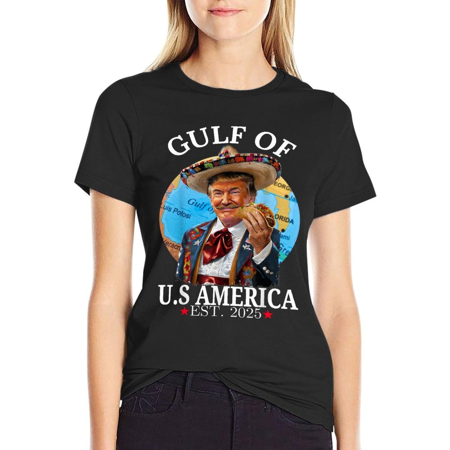 Funny Gulf Of Us America Shirt Gulf Of Us America Est 2025 Trendy Pattern T-Shirt