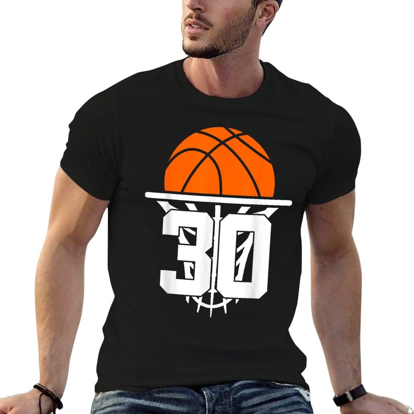 30 YEARS BASKETBALL 30TH BIRTHDAY Stretchy T-Shirt