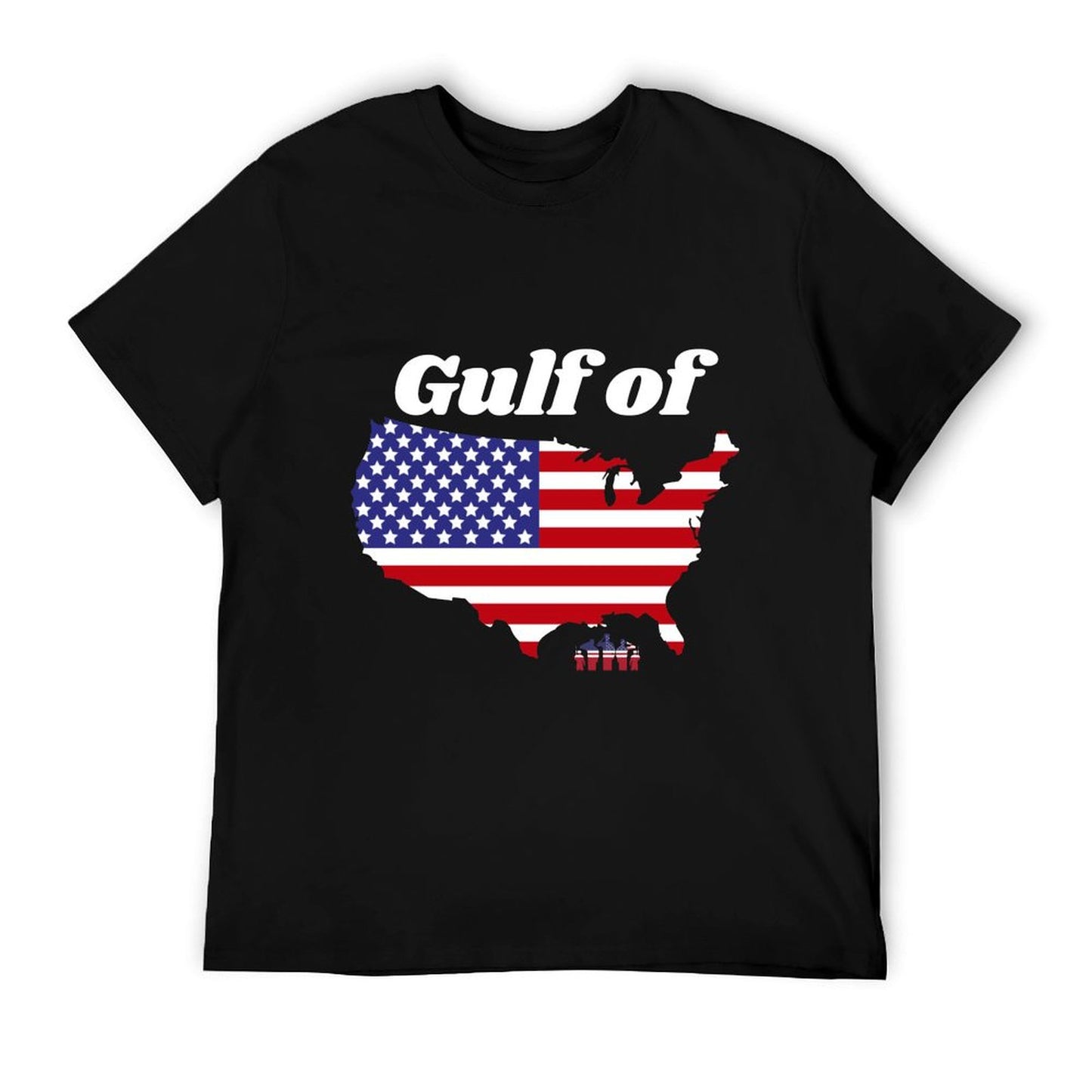 Gulf of United States of America Fade-proof Color T-Shirt