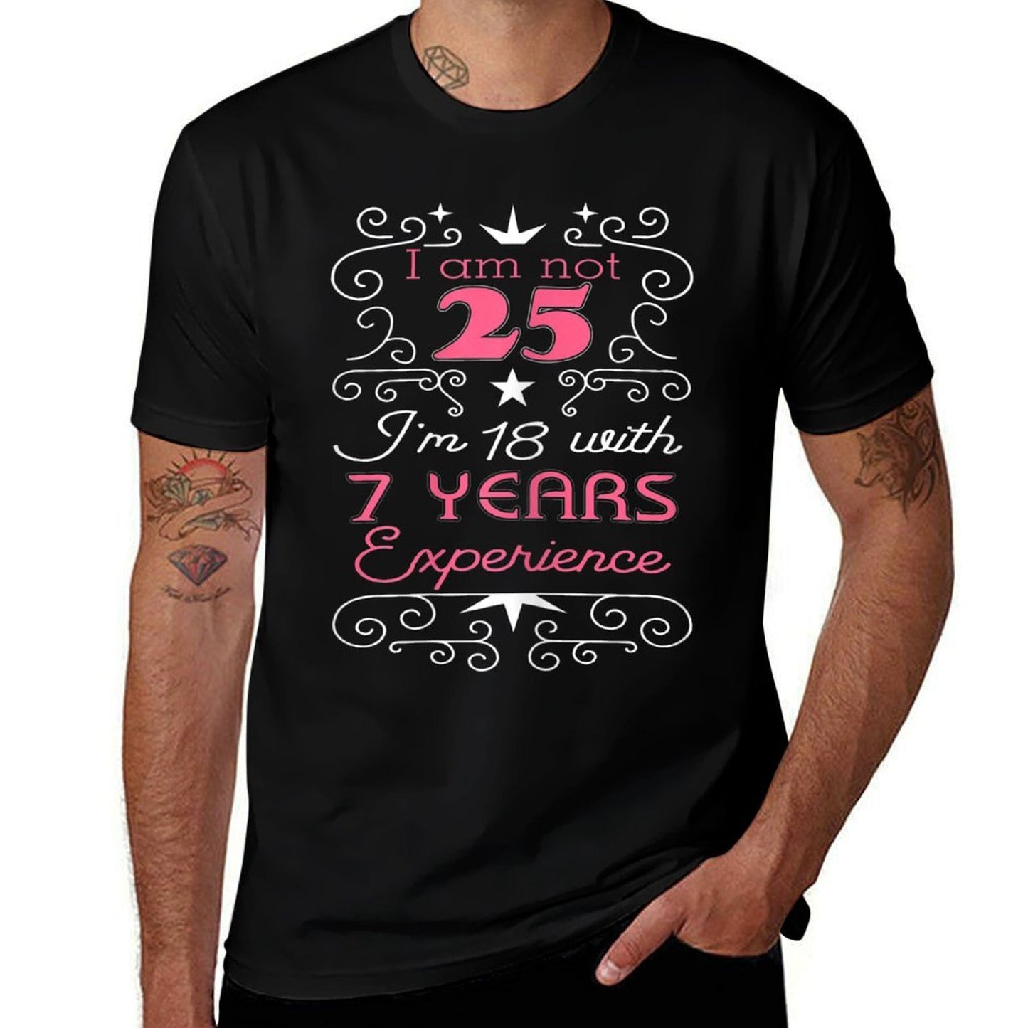 Womens 25 Year Old Queen with Experience Funny 25th Birthday Soft T-Shirt