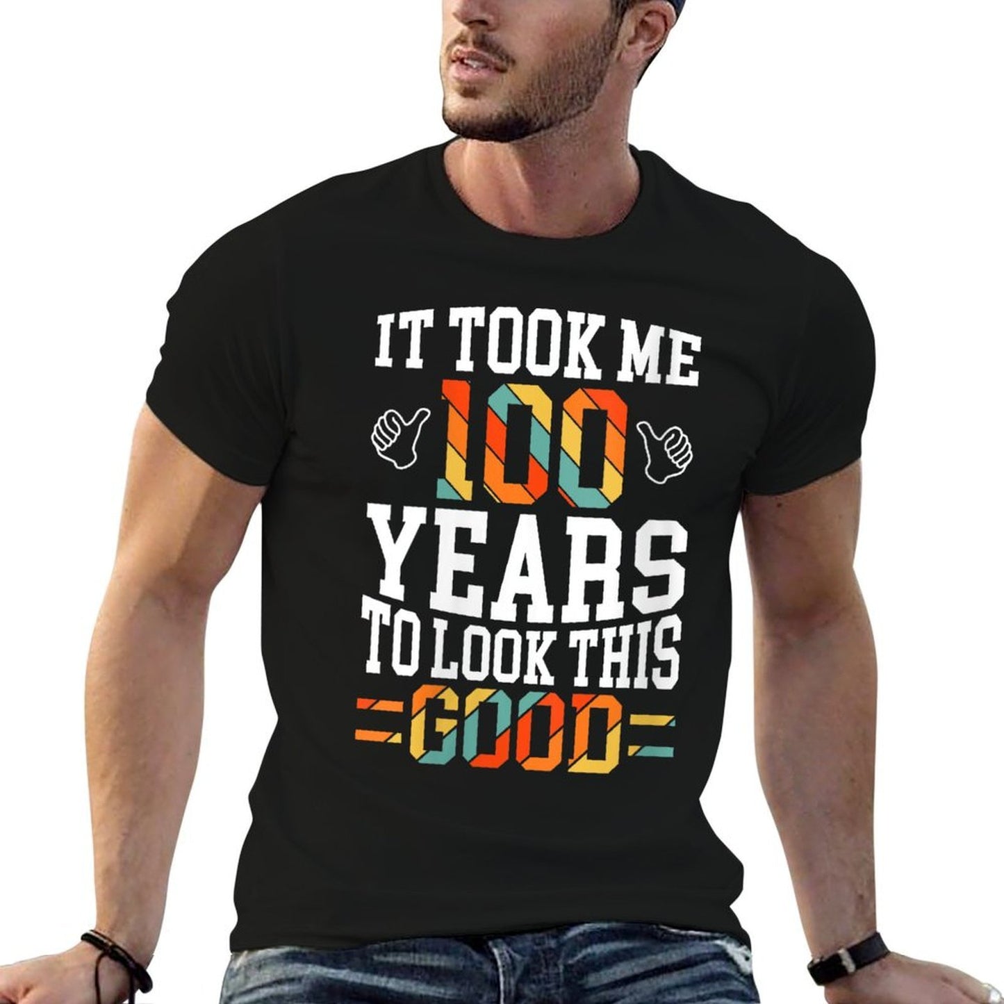 Womens 100 Years Old 100th Birthday Design Took Me 100th Birthday Trendy Pattern T-Shirt