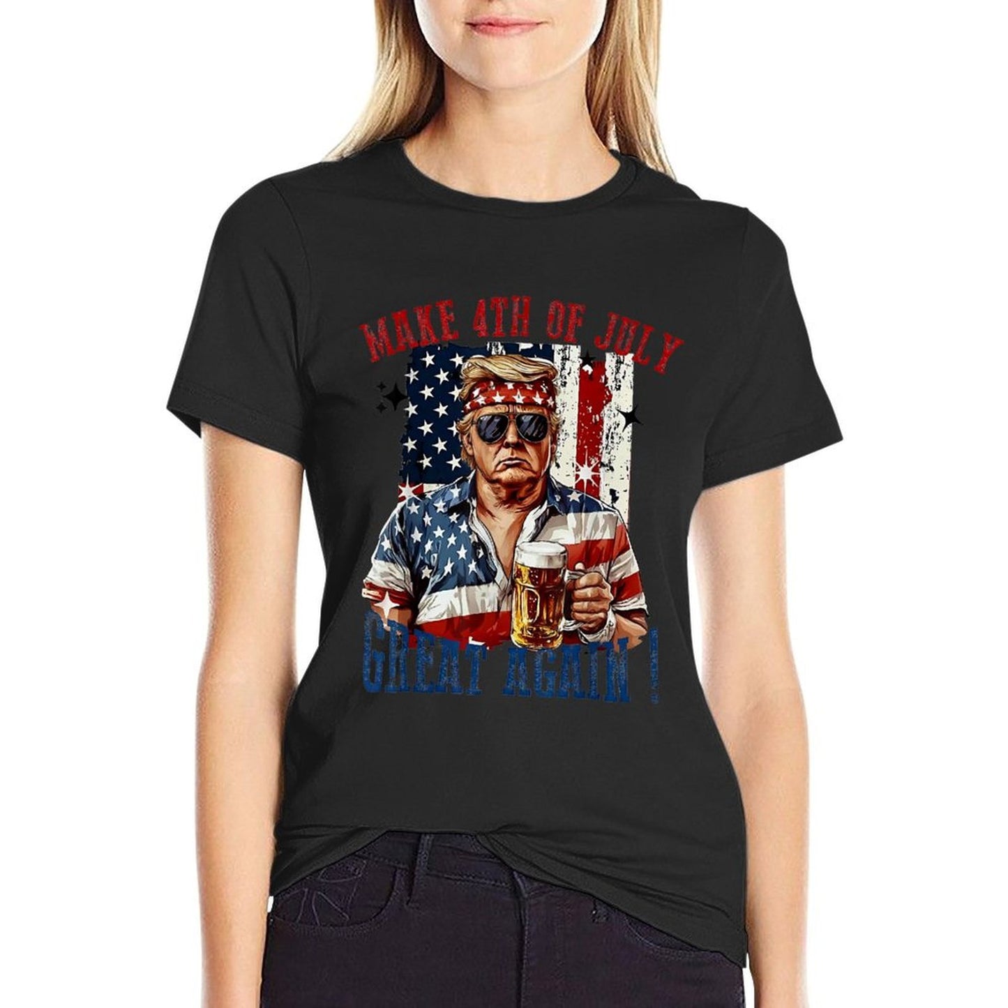 Trump Make 4th of July Great Again Moisture-wicking T-Shirt