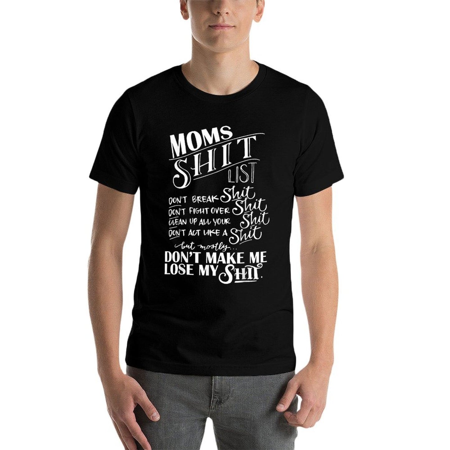 Mom Shit List Momlife Funny Mom Mothers Day Breathable T-Shirt