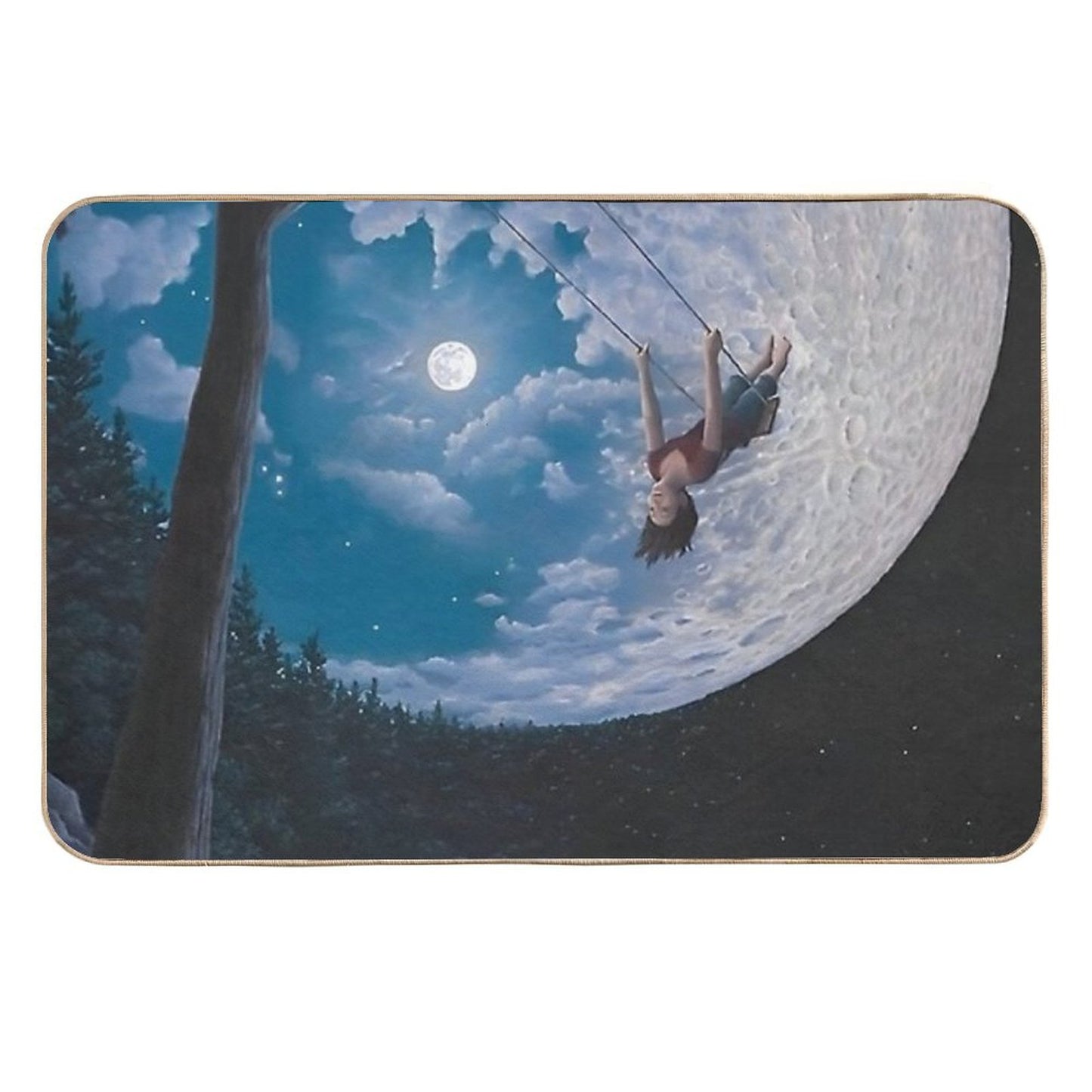 Rob Gonsalves Art Easy Maintenance Bath Mat