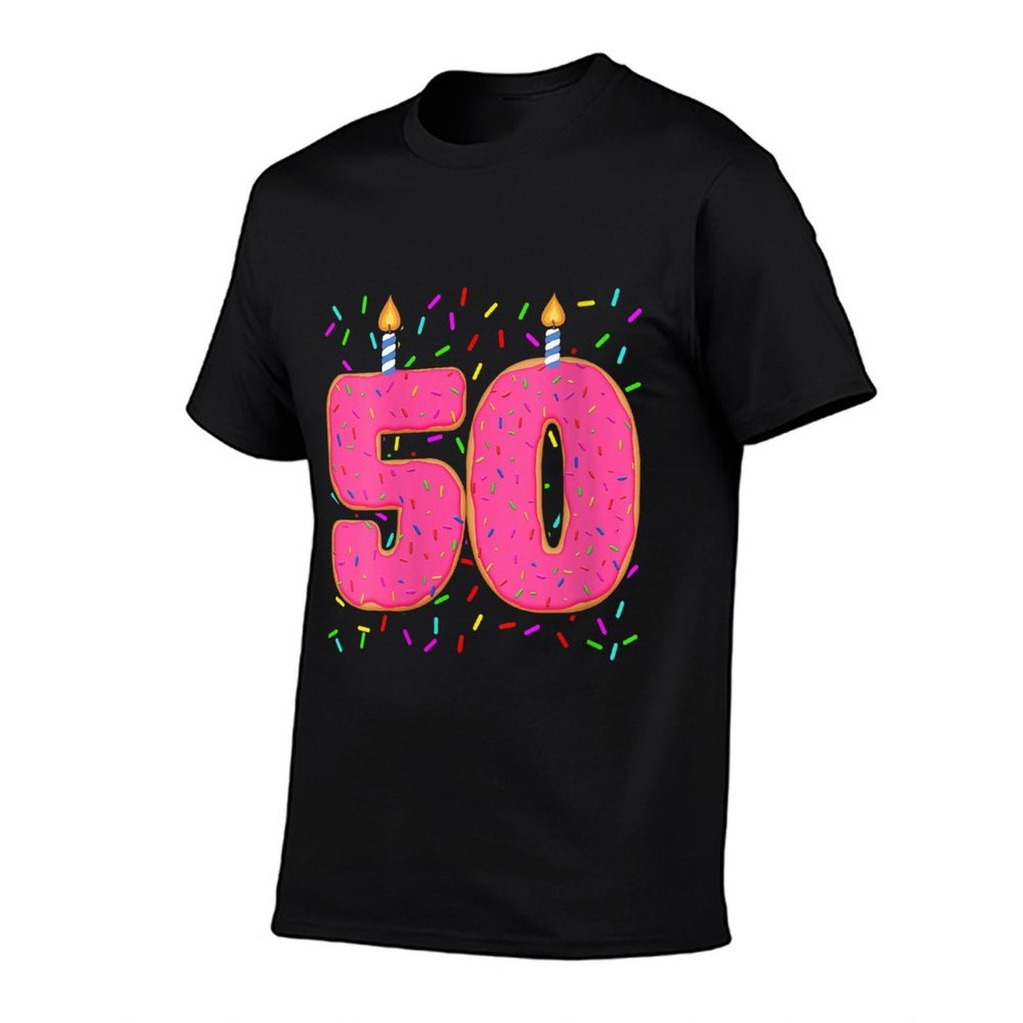 Womens Donut 50th Birthday Donut Themed 50th Birthday Donut Grow Up Versatile T-Shirt