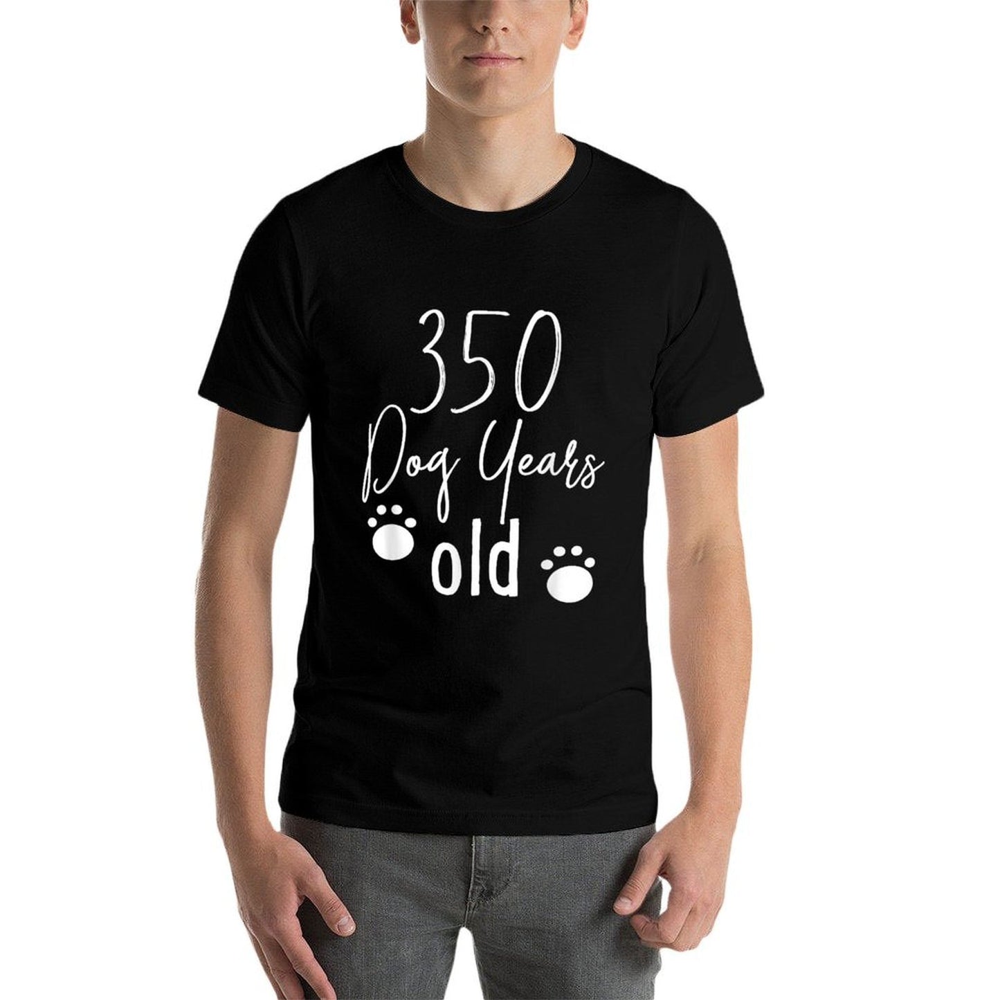 Funny 50th Birthday - 350 Dog Years Old Vintage-inspired T-Shirt