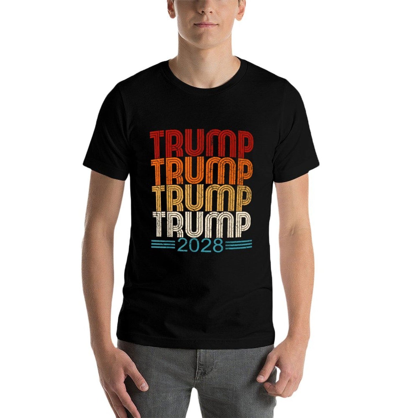 Trump 2028 President Election Campaign Donald Trump 2028 US Comfortable T-Shirt