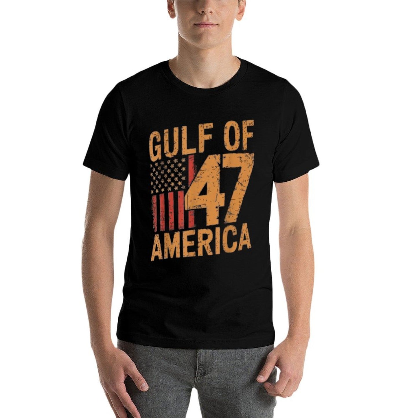 Retro Vintage Gulf Of US America 2025 American Lightweight T-Shirt