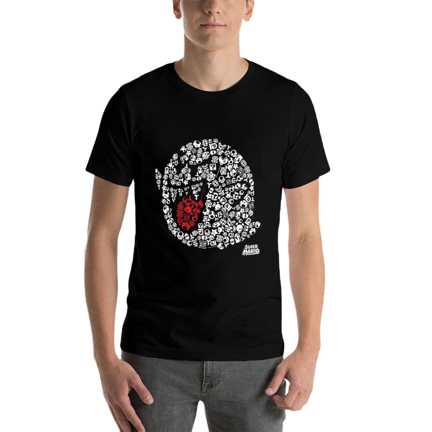 Nintendo Super Mario Iconic Boo Portrait Graphic Affordable Price T-Shirt