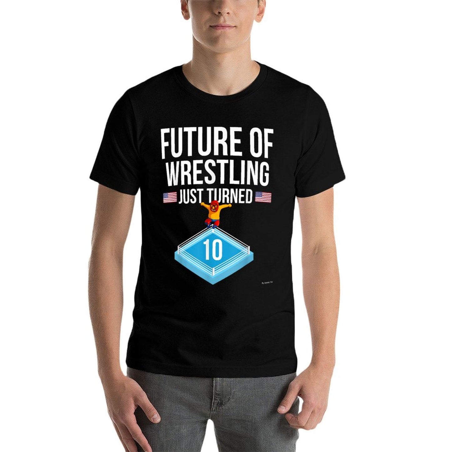 10th Birthday Wrestling T Gift For Birthdays Stretchy T-Shirt