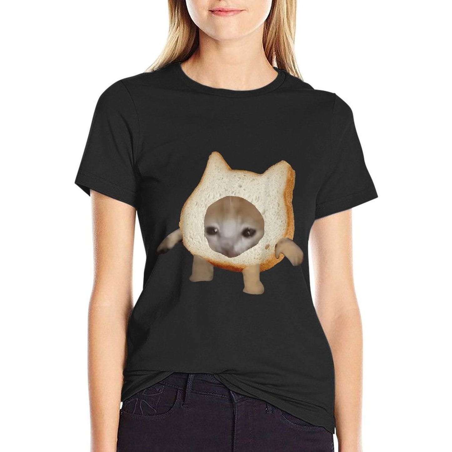 Bread Cat Meme Vintage-inspired T-Shirt