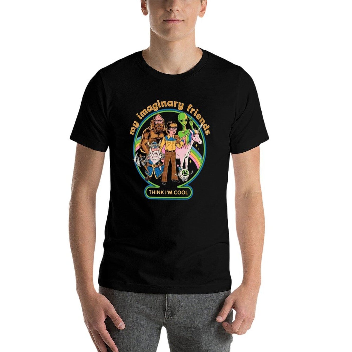 My Imaginary Friends Oversized Silhouette T-Shirt