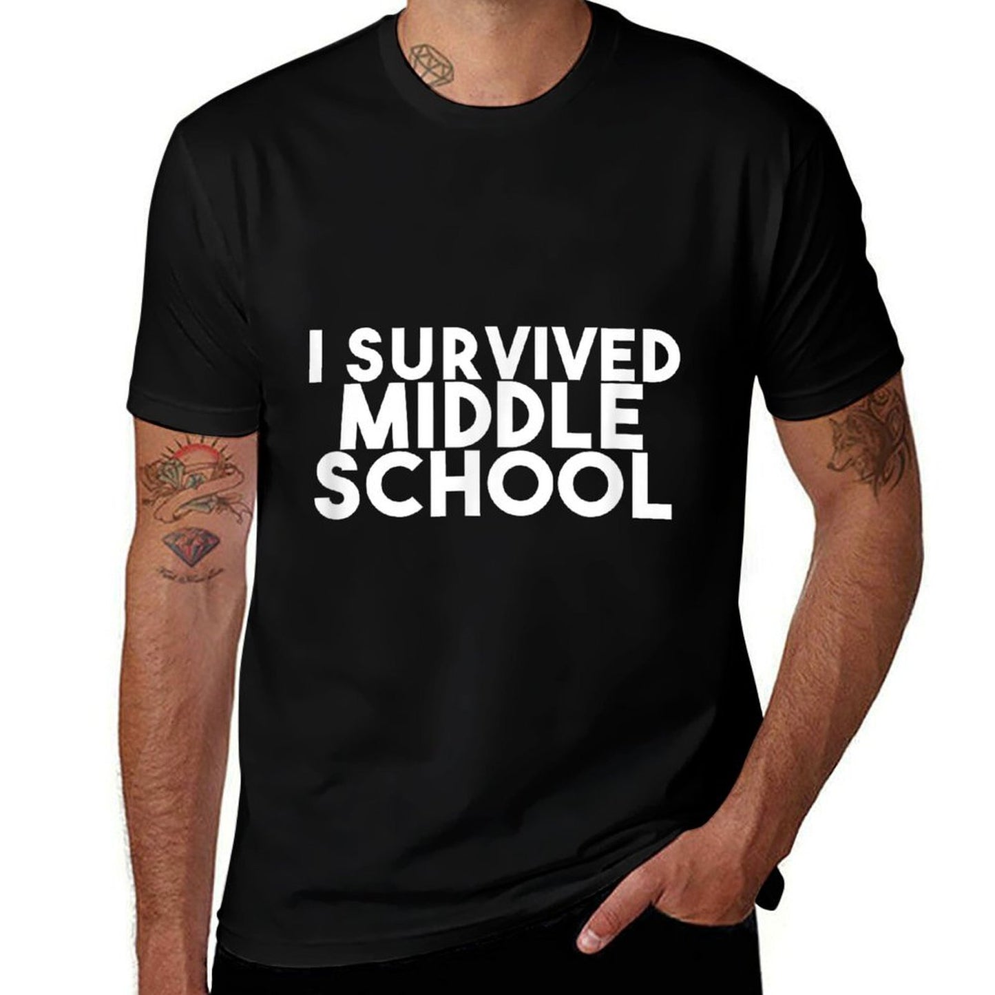 Funny Middle School Graduation Gift Eighth 8th Grade Durable T-Shirt