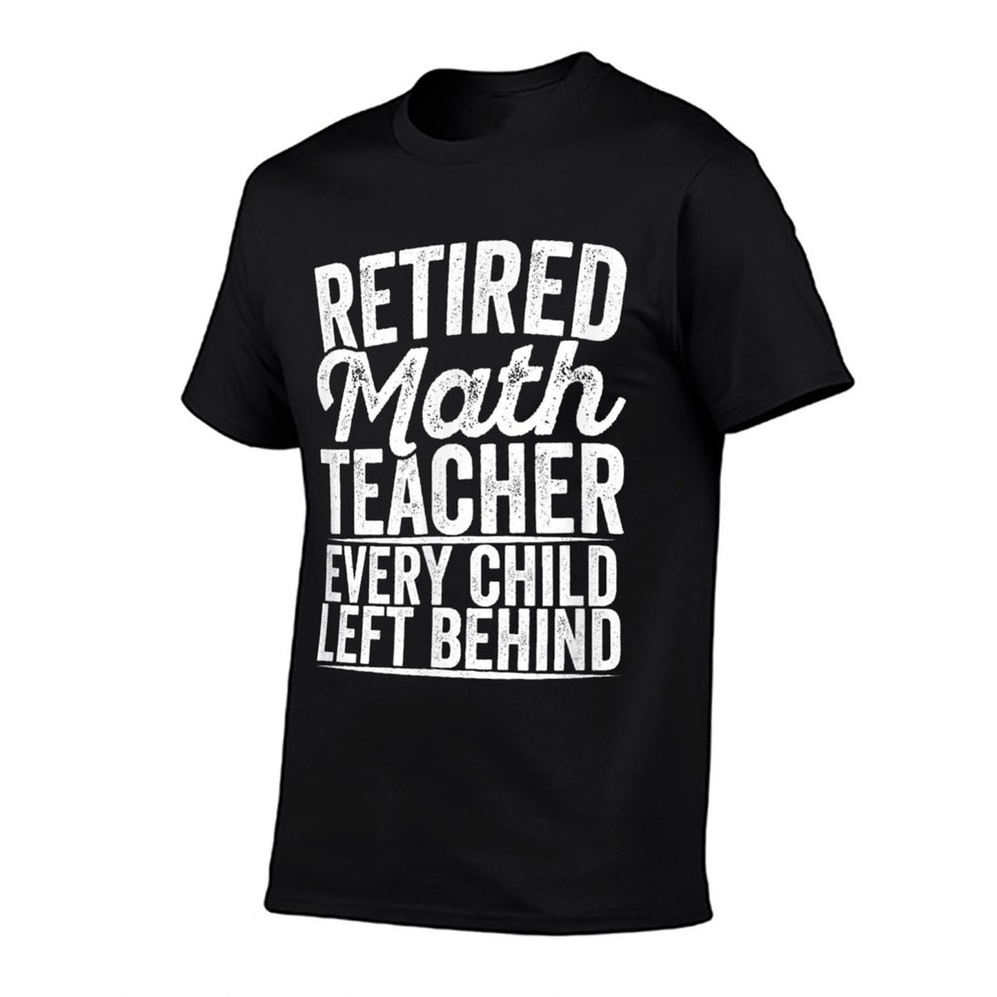 Retired Math Teacher Teaching Retirement Gift Trendy Pattern T-Shirt