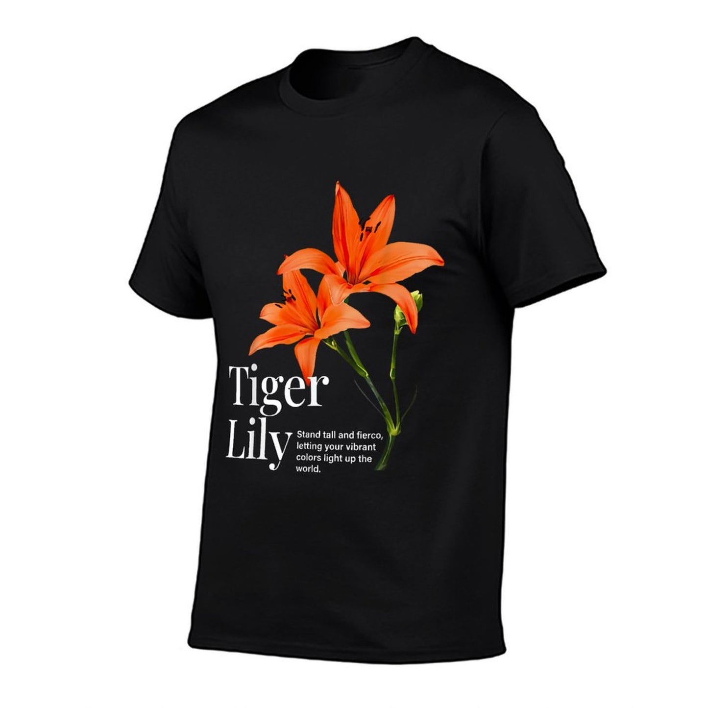 Vintage Tiger Lily Flower Aesthetic Gardening Nature Lover Comfortable T-Shirt