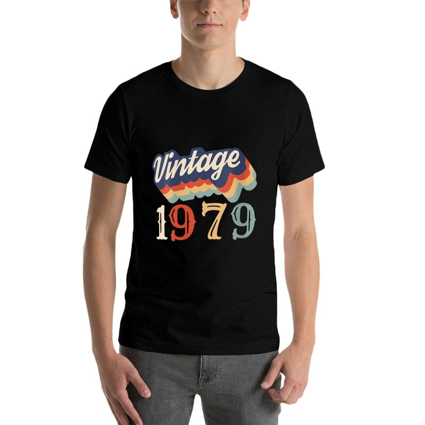 Womens 1979 Vintage 40th Birthday Gift Oversized Silhouette T-Shirt