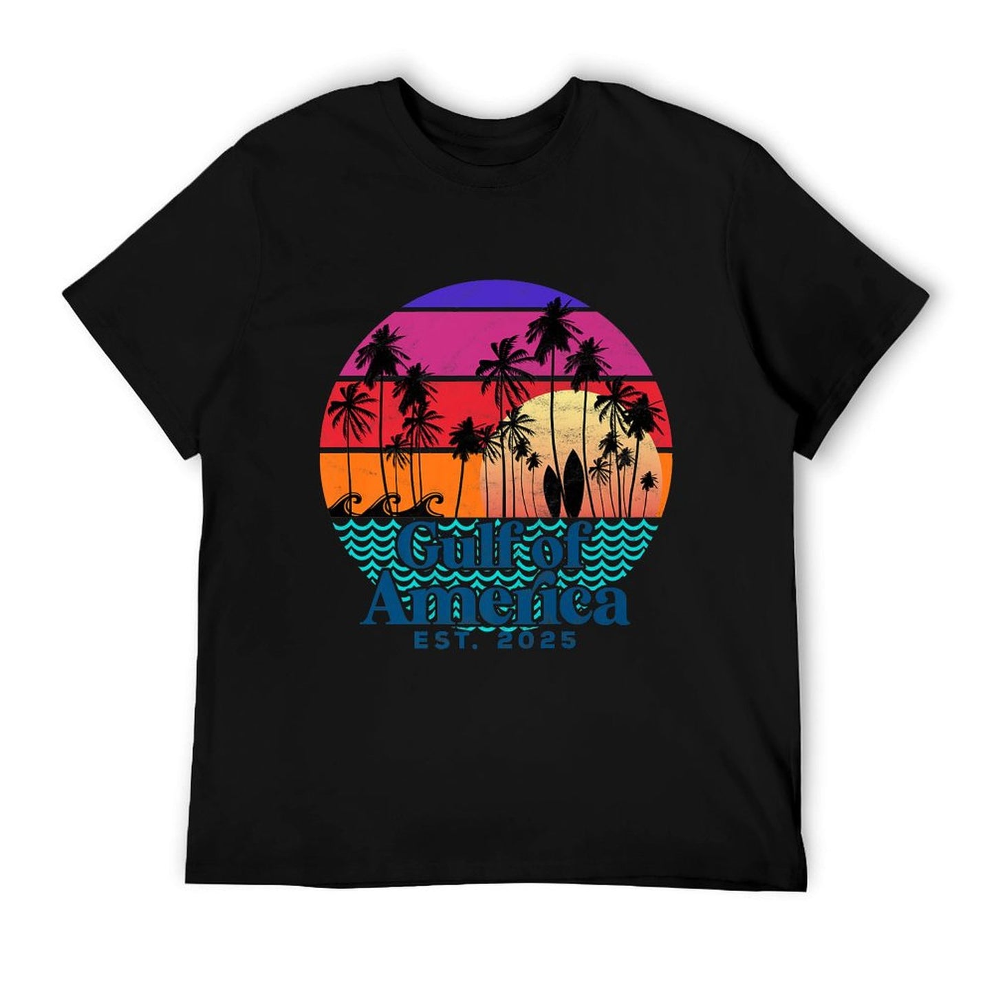 Gulf of US America Premium Graphic-printed T-Shirt