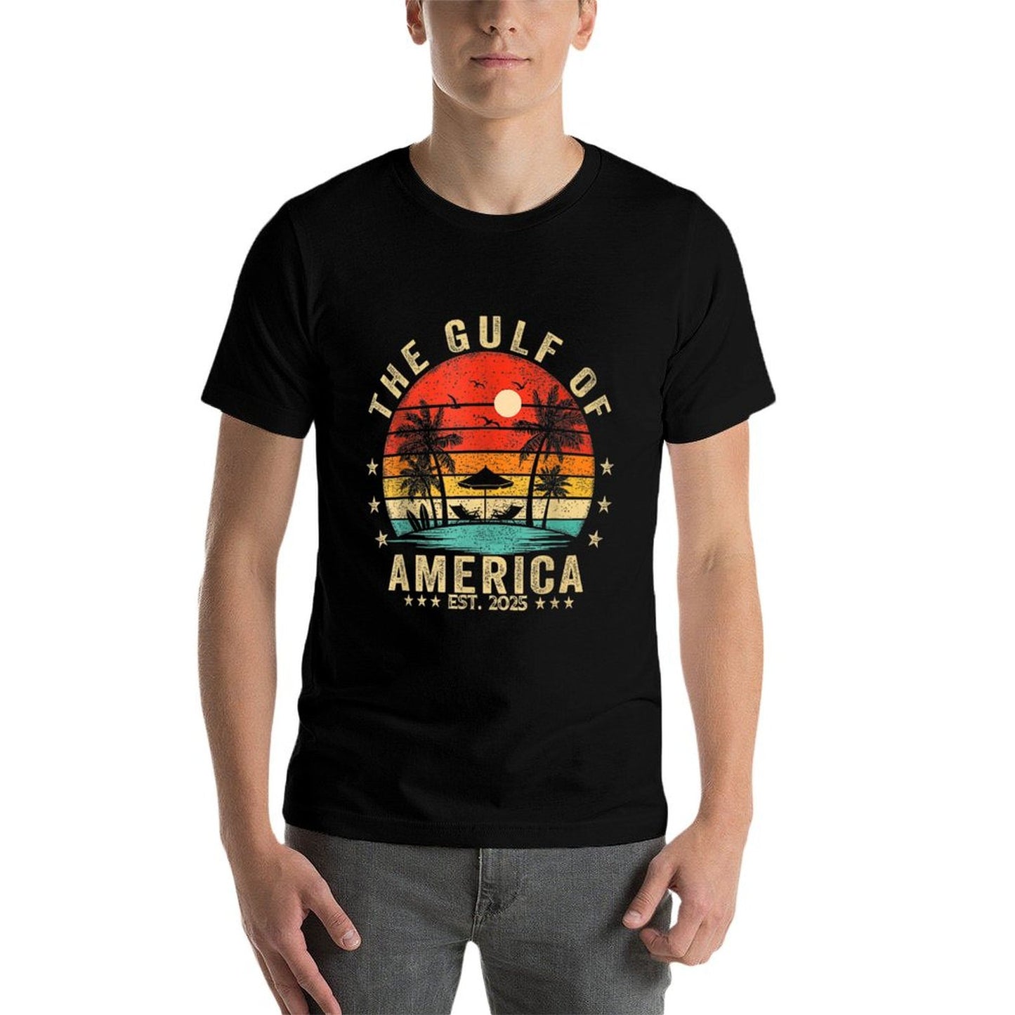 Gulf of US America Shirt Retro Golf of US America Shirt Premium Graphic-printed T-Shirt
