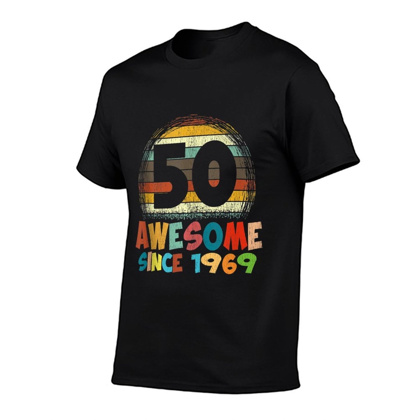 50th Birthday Retro Vintage Awesome Since 1969 Odor-resistant T-Shirt